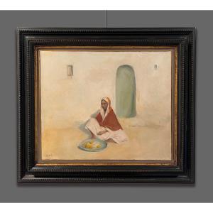 Ernesto Quarti Marchiò (1907-1982) Fille Tuareg