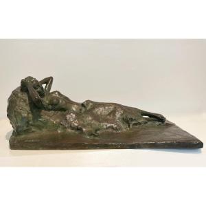 Giuseppe Siccardi (1883-1956) Femme nue couchée, 1949