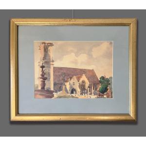 Daniel Duchemin (maine-et-loire, 1866 - Paris, 1930) Saint Jean Baptiste De Saint Jean Du Doigt