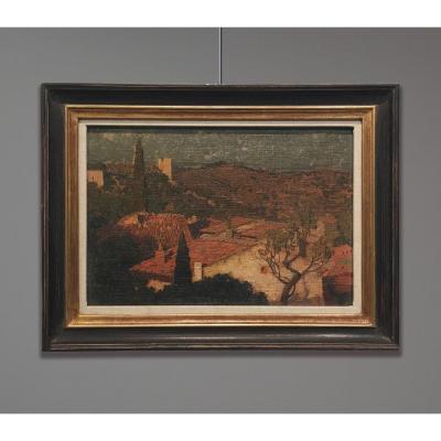 Georges Paul Leroux (1877-1957)  Paysage d'Italie