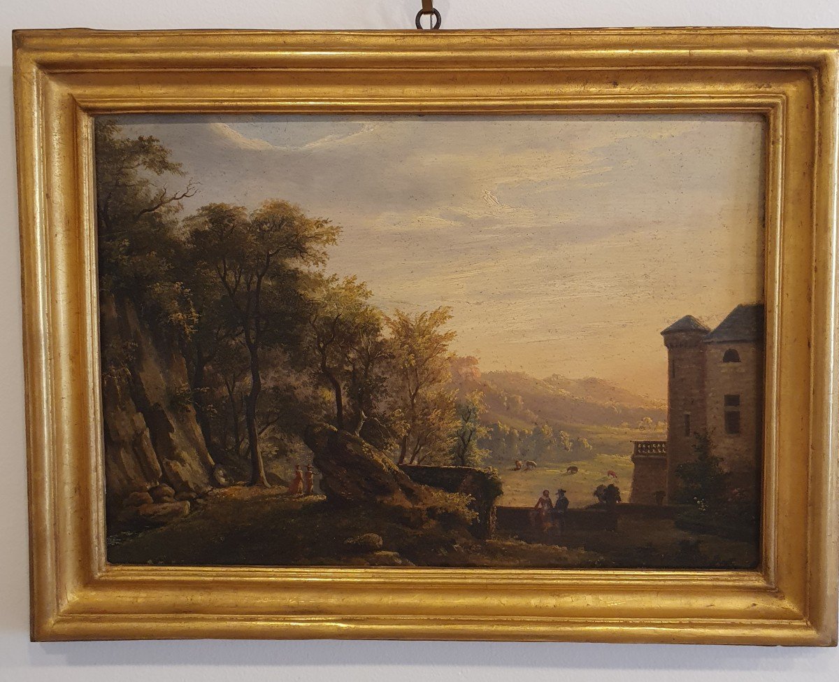 Ecole Italienne Ou Française Du XVIIIème - Paysage