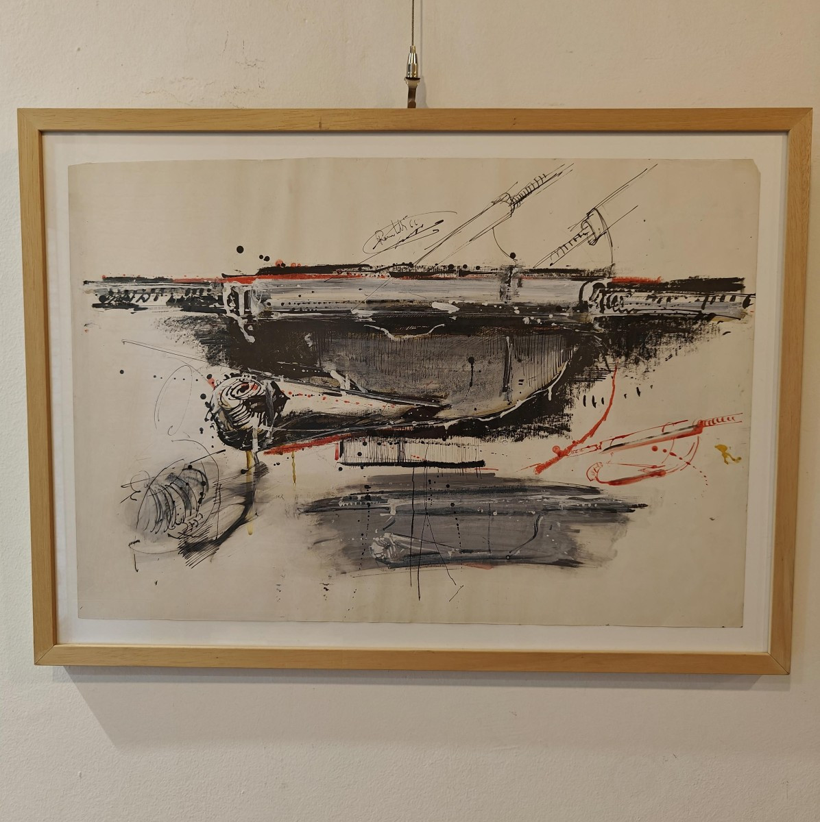 Amilcare Rambelli - Mixed Media On Paper - 1966