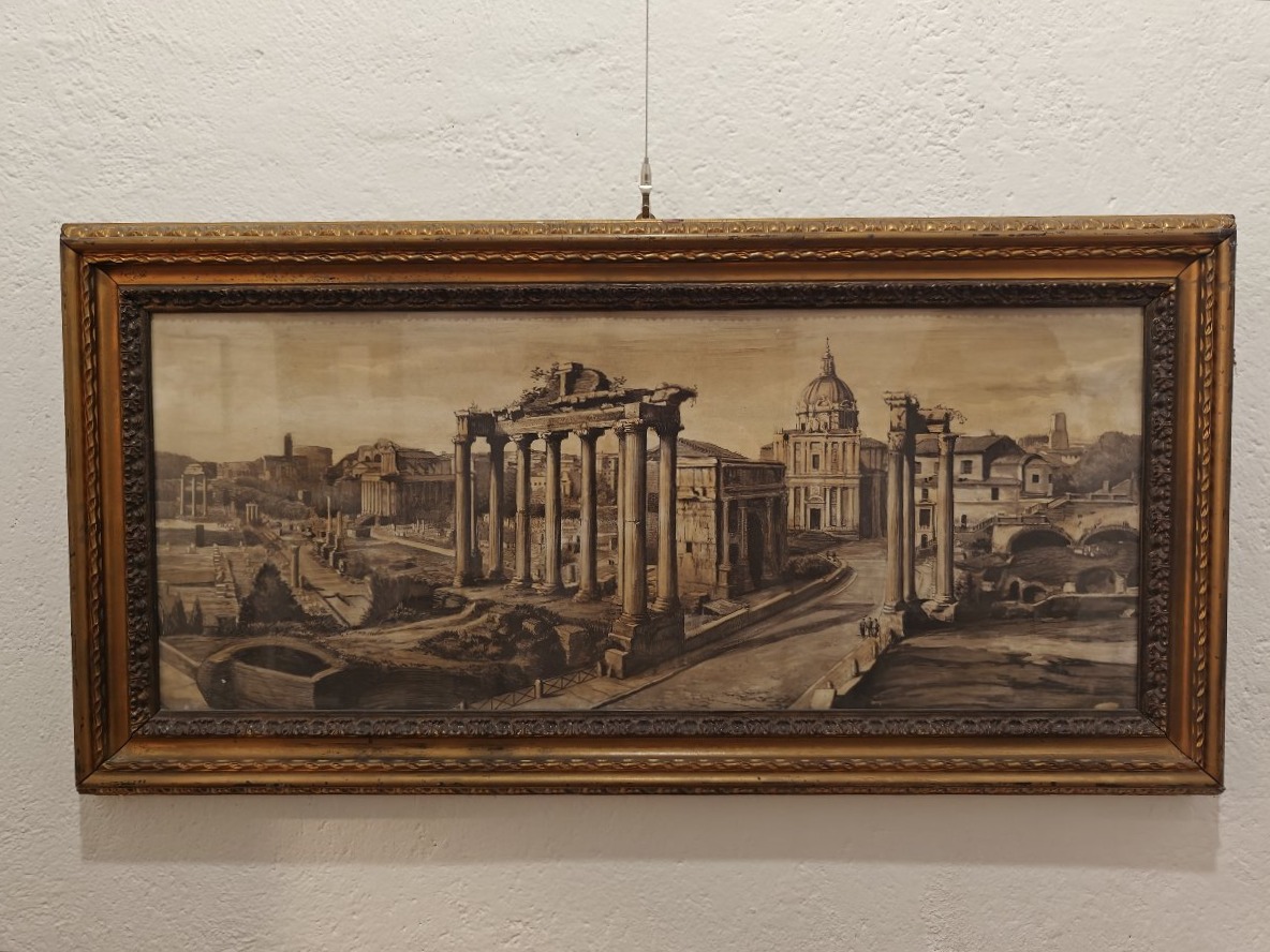 Large Drawing Of Rome - Circa 1930