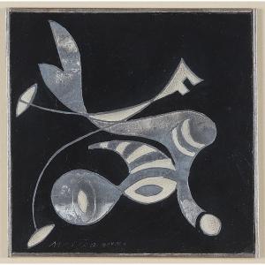 Umberto Mastroianni - Mixed Media On Lead - 1970s