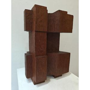 Abstract Wooden Sculpture