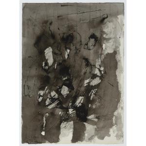 Enzo Brunori - encre et aquarelle sur papier - 1963