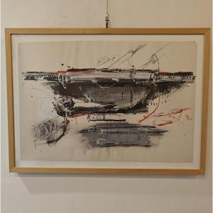 Amilcare Rambelli - Mixed Media On Paper - 1966