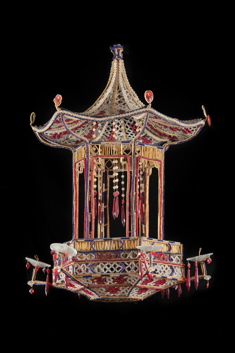 Pagoda Shaped Chandelier, French Manufacture End Of The XIXth, Beginning Of The XXth Century
