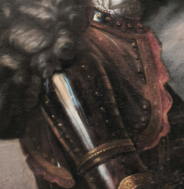 Portrait Of A Young Nobleman, French Master Active Between 17th And 18th Century-photo-3