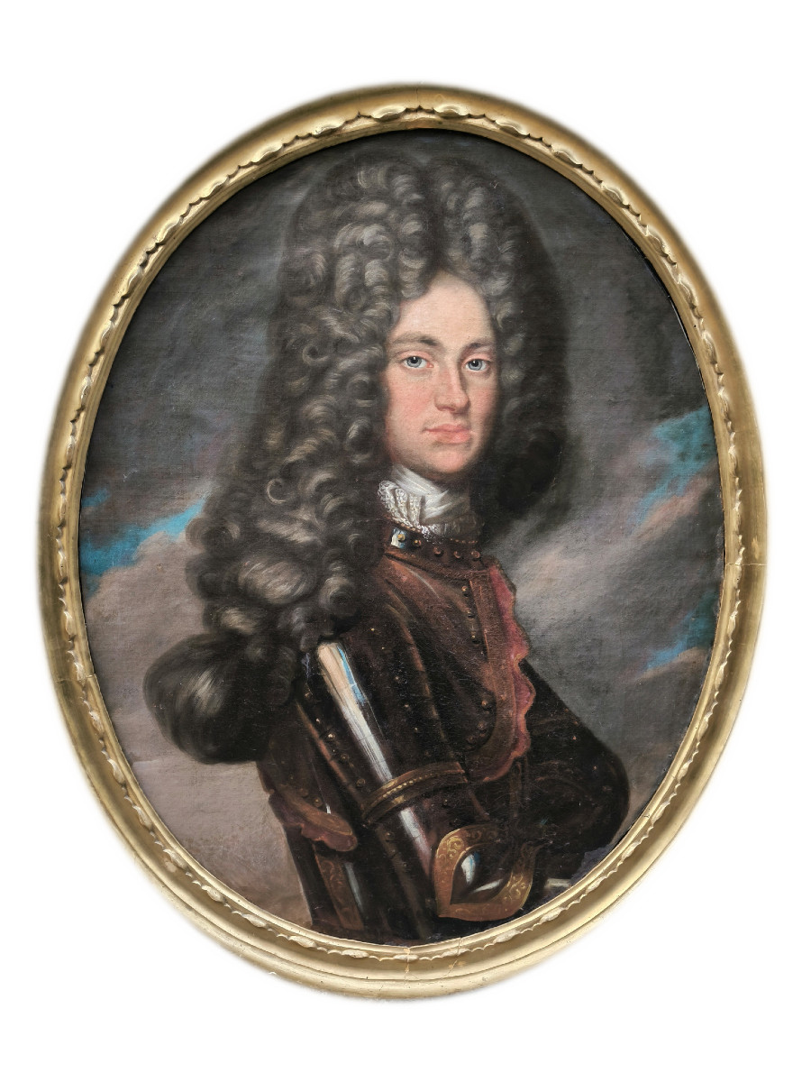 Portrait Of A Young Nobleman, French Master Active Between 17th And 18th Century