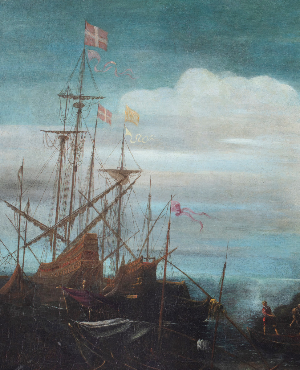 "the Lobster Fishing", Agostino Tassi (1580 - 1644)-photo-2