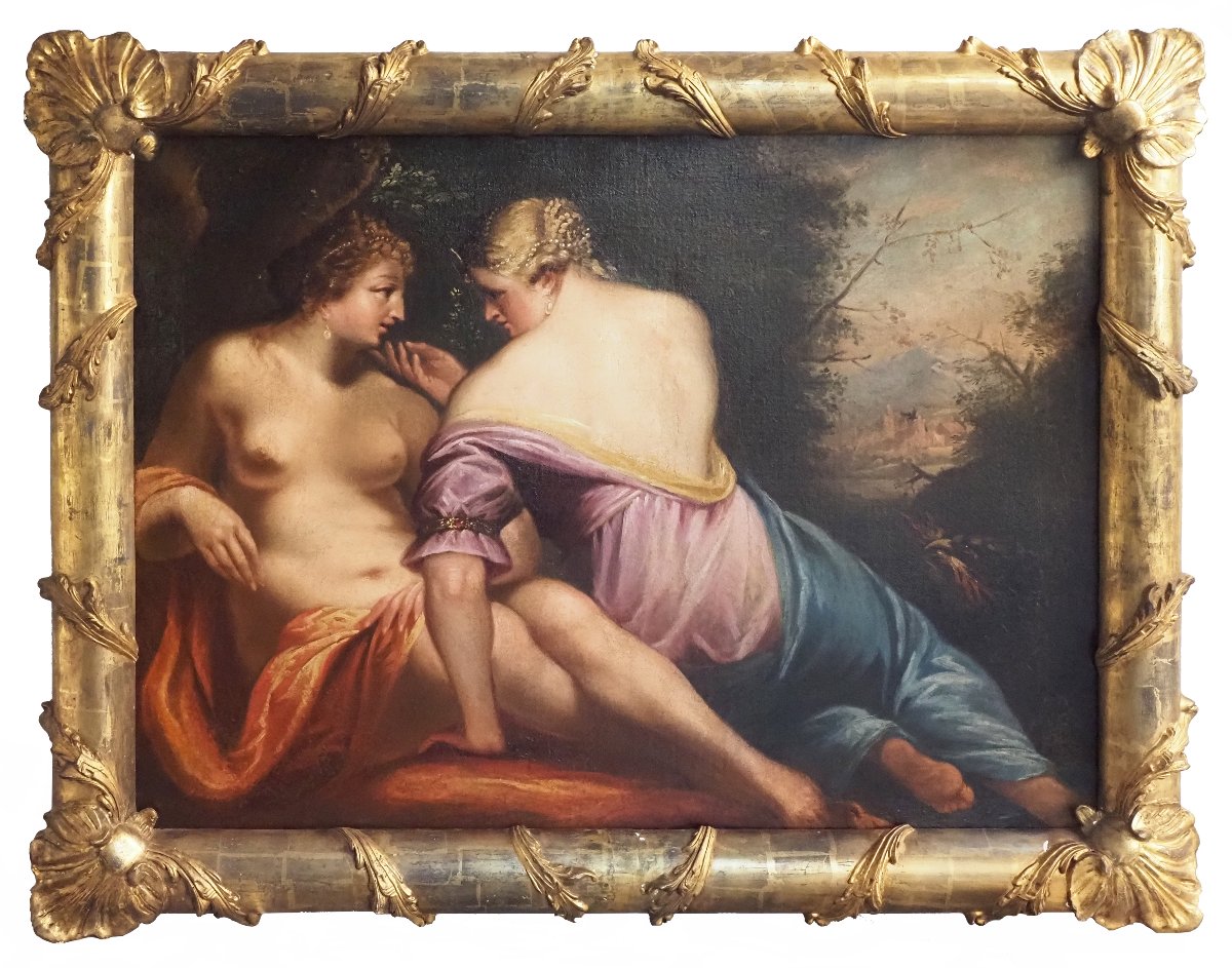 Attribué à Pietro Liberi, "Diana et Callisto"