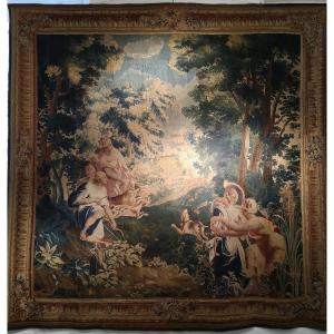 Tapestry Louis XVI Decorated With Diana's Hunt