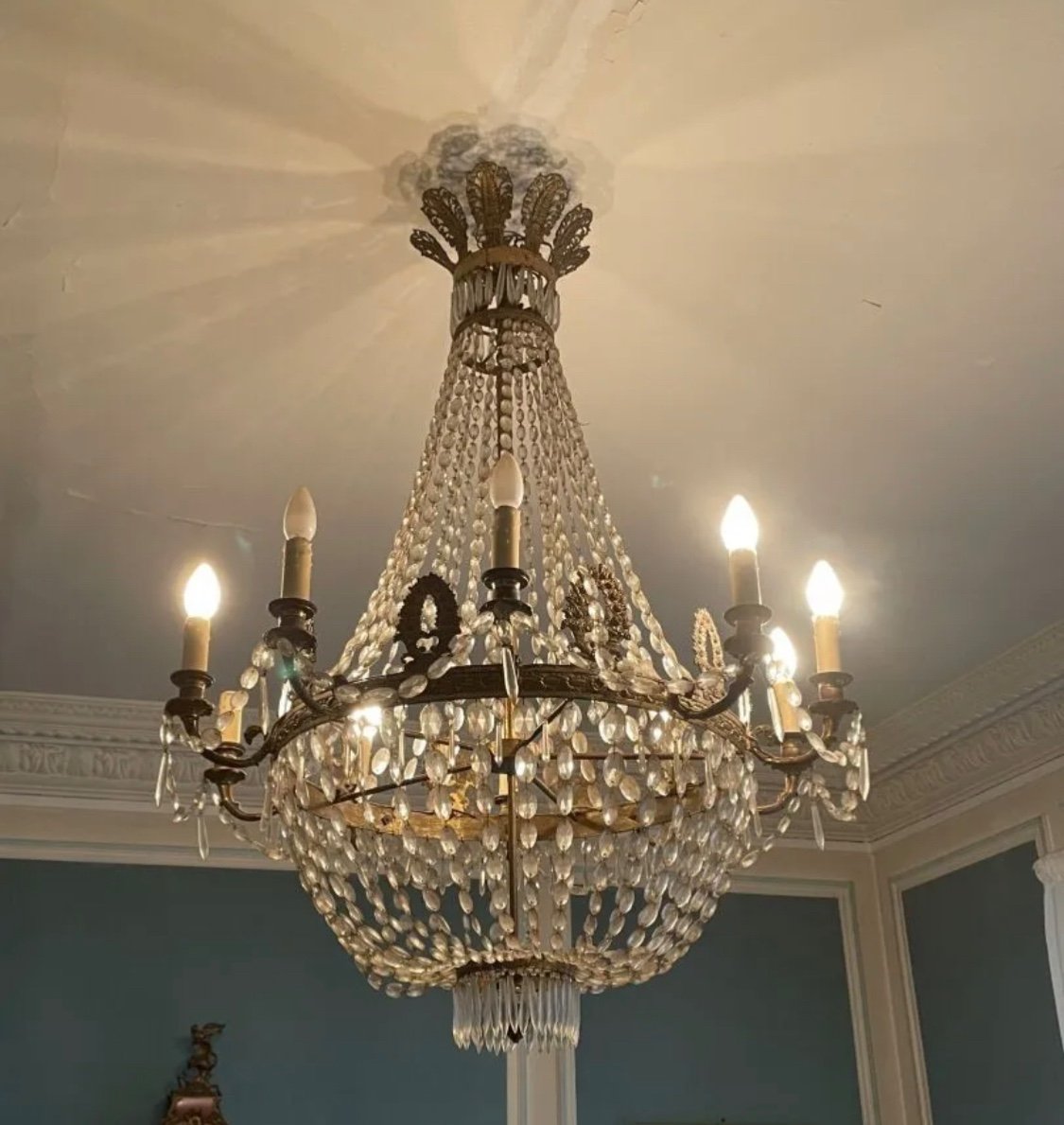 Large Mongolfiere Chandelier-photo-2