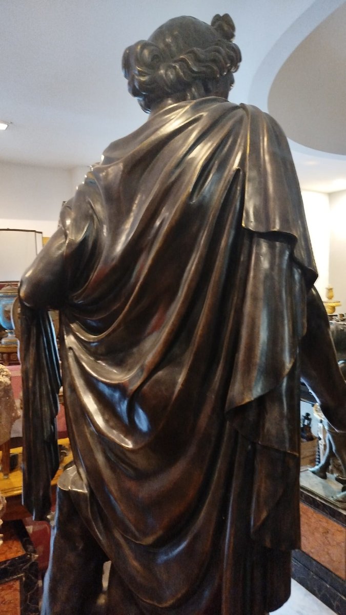 Bronze Statue Of Apollo With Lyre-photo-3