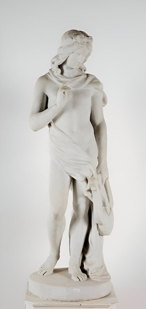 RENARD Léopold (1868/1945) - Grand sujet en marbre blanc -photo-4