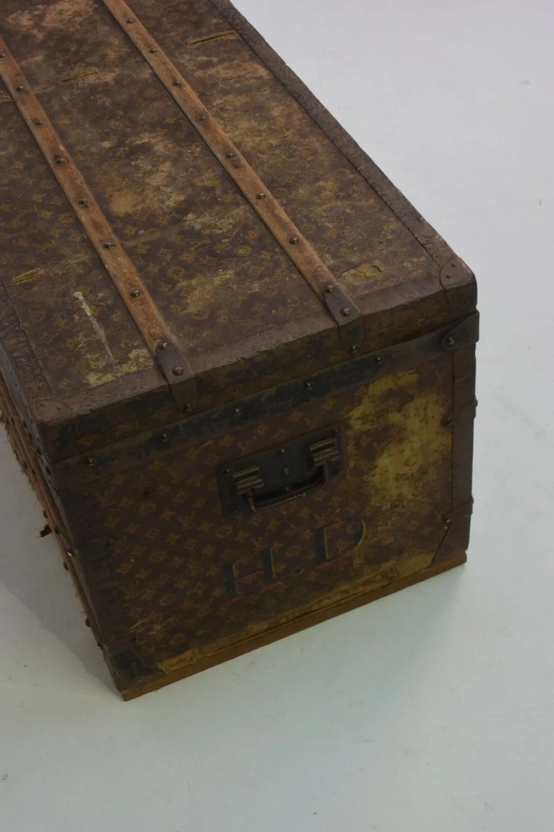 Malle de voyage Louis Vuitton – Début XXe siècle – avec sa clef-photo-1