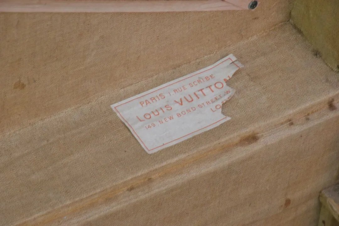 Malle de voyage Louis Vuitton – Début XXe siècle – avec sa clef-photo-4