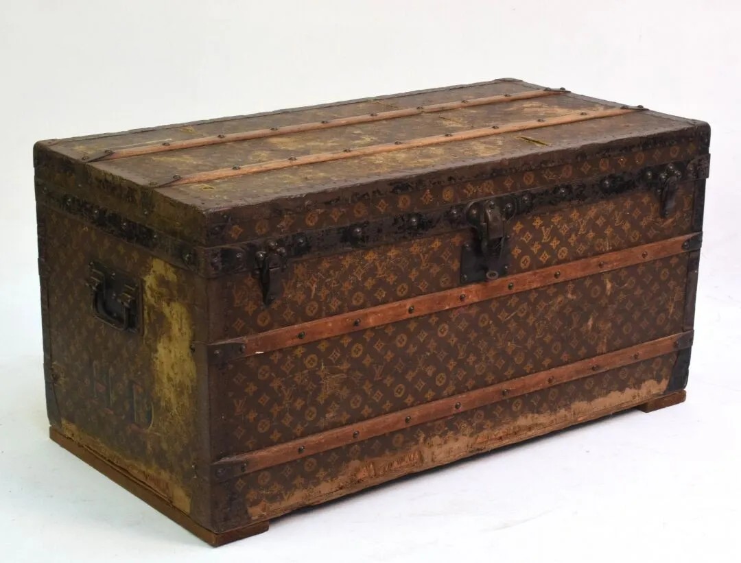 Malle de voyage Louis Vuitton – Début XXe siècle – avec sa clef