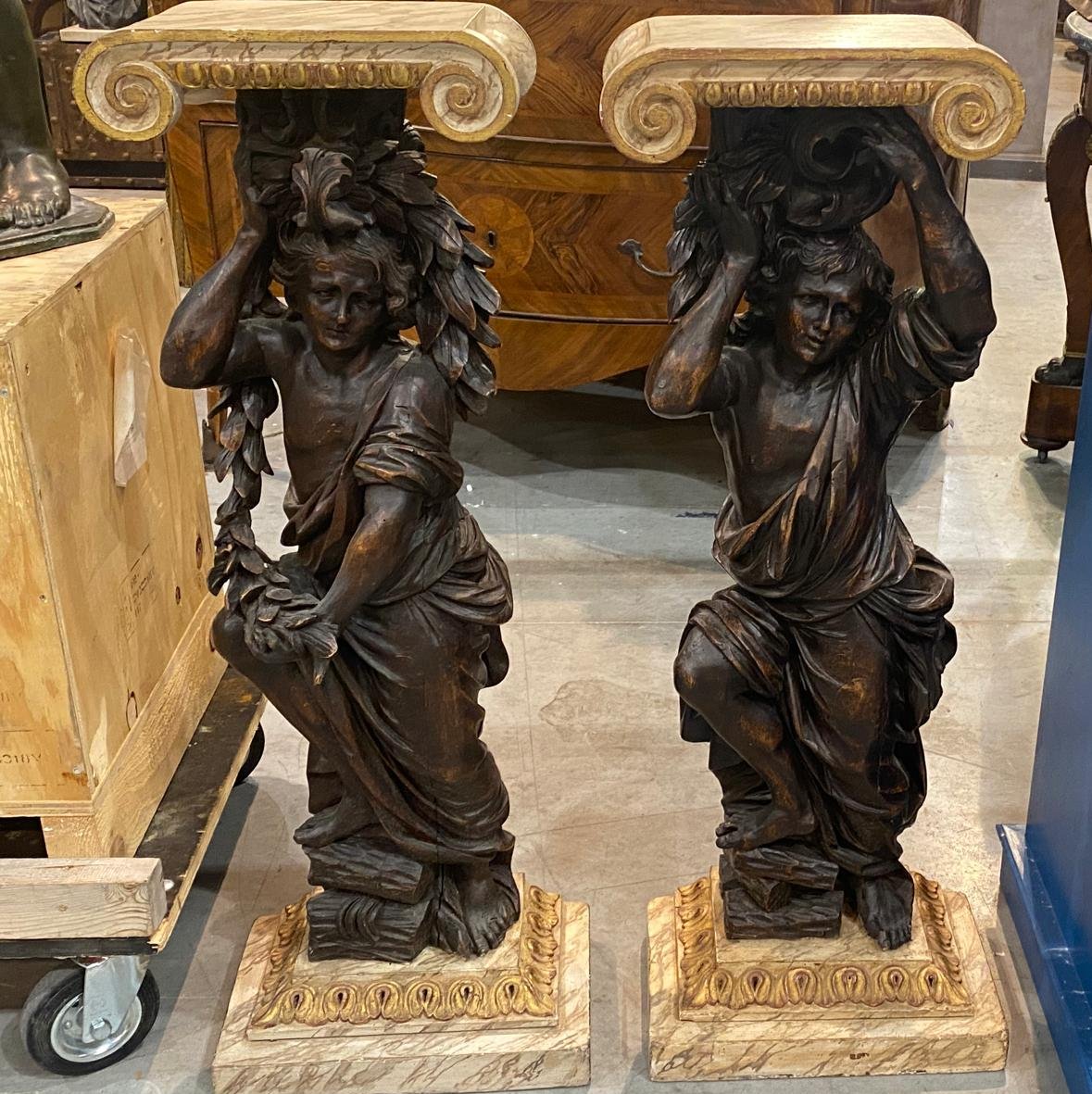 Pair Of Small Consoles – 18th Century-photo-4