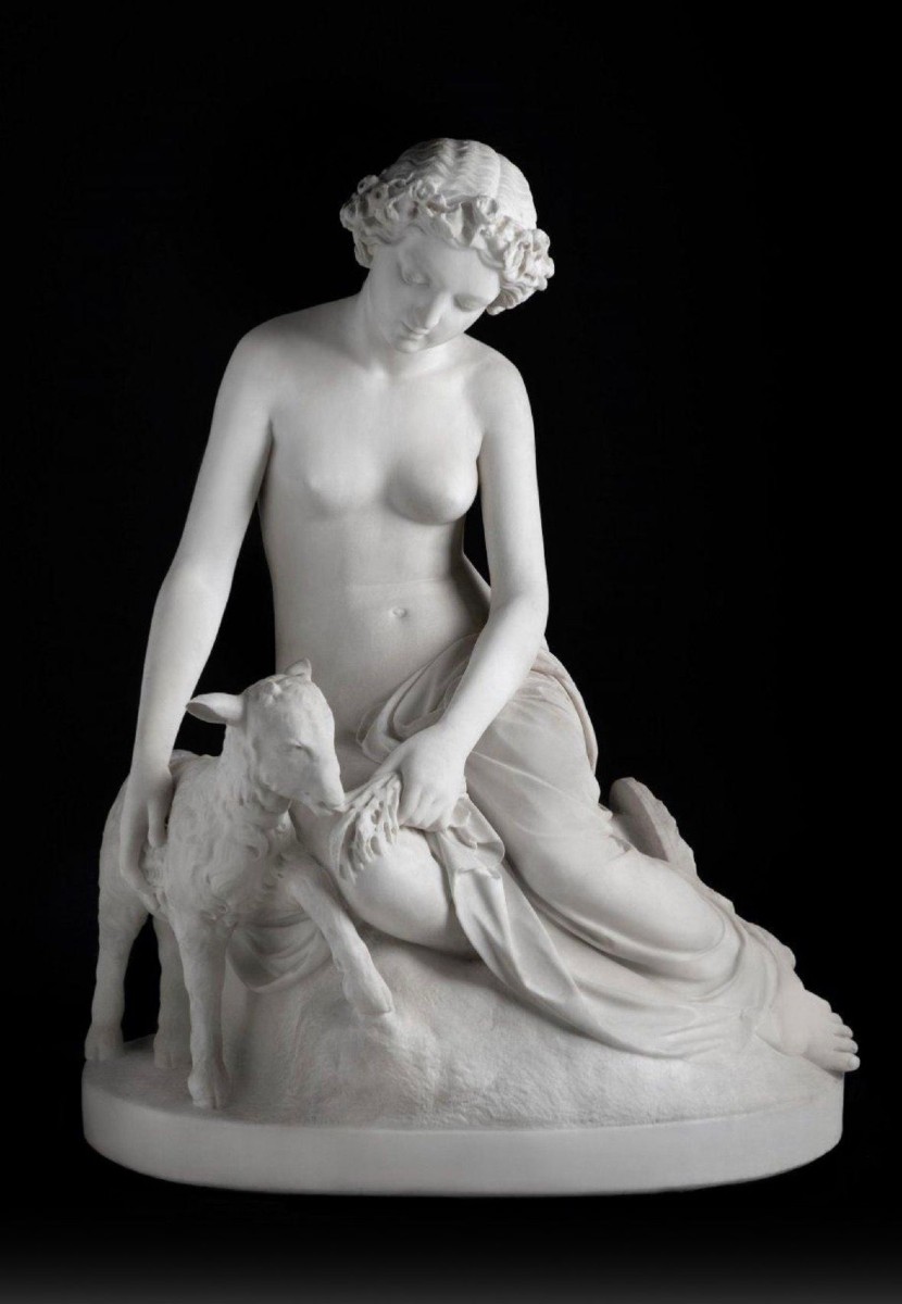 Giuseppe Lazzerini « Esmeralda et sa chèvre Djali » – 1860