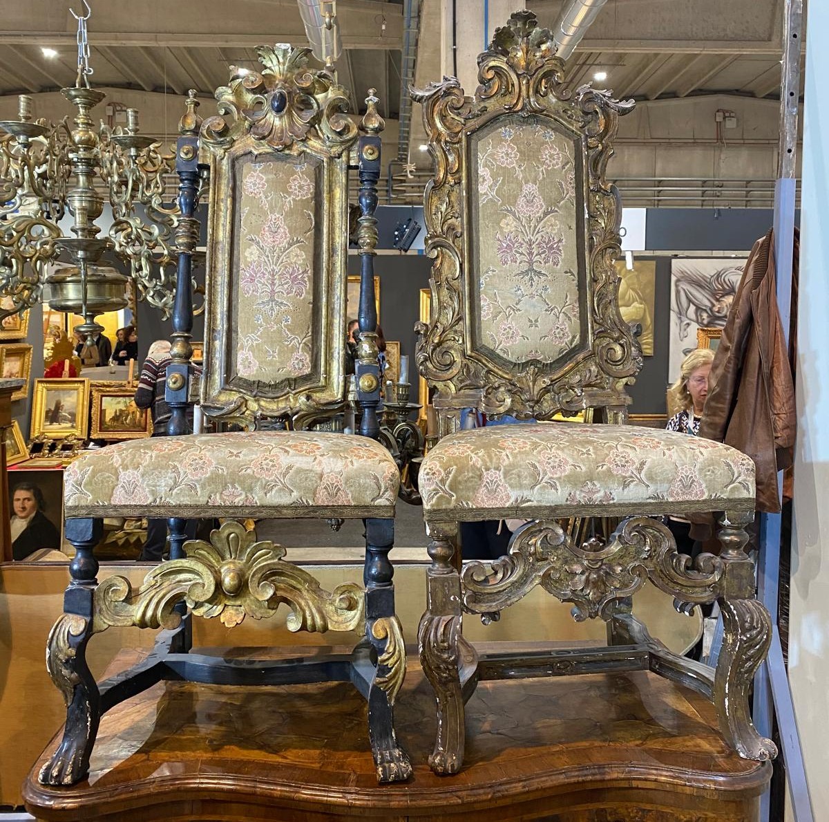 Paire de Chaises Louis XIV – Naples