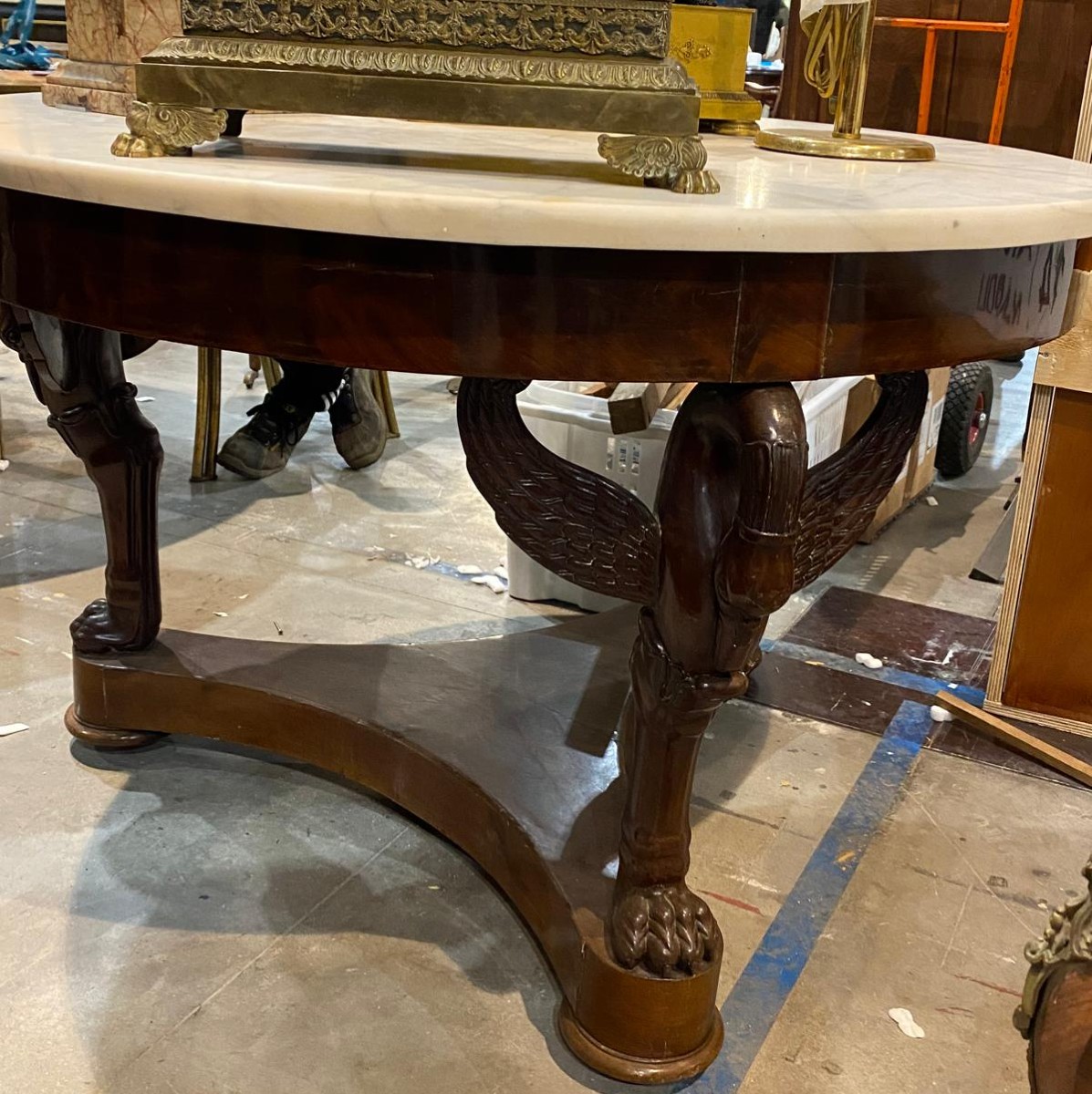 Guéridon Empire – XIXe Siècle, Acajou