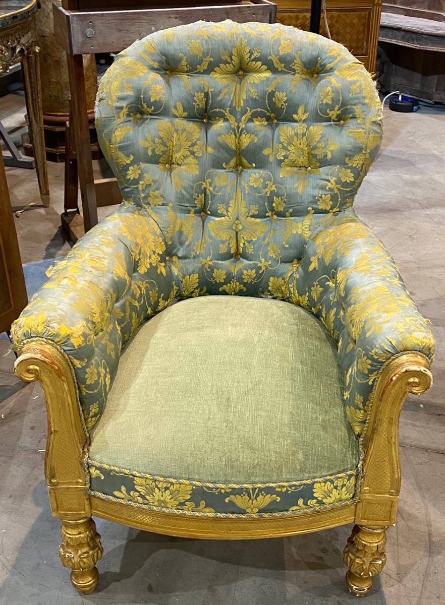 Fauteuil Doré – XIXe Siècle