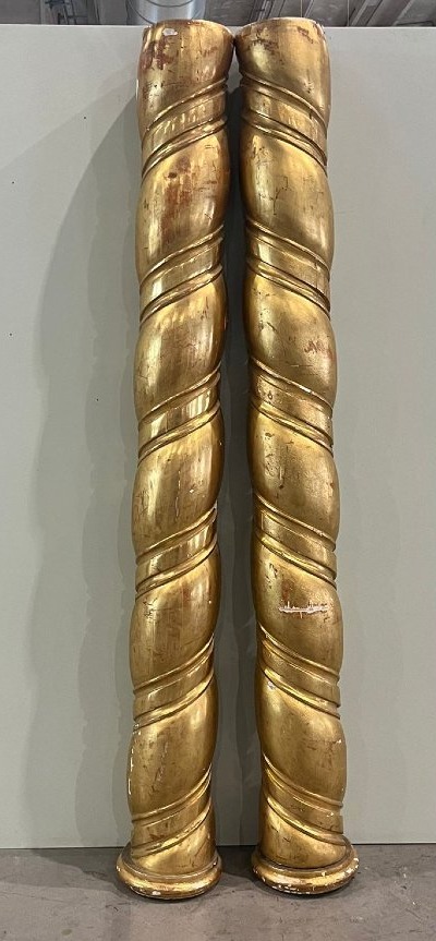 Pair Of Antique Columns, 18th Century