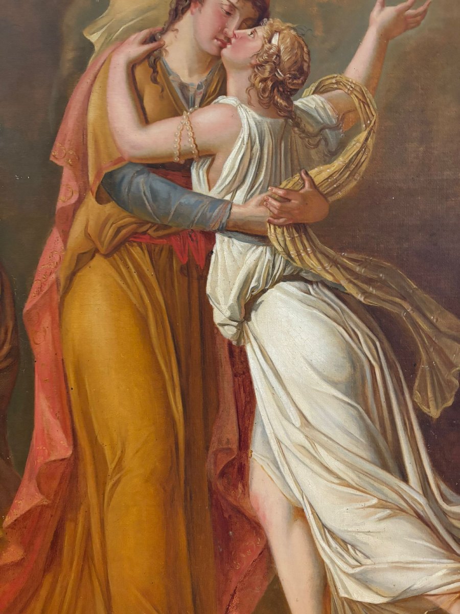 Psyché faisant ses adieux à sa famille – École française, 1780-photo-2