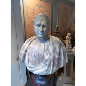 17th Century Marble Bust Of Cicero