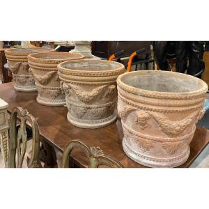 Four Terracotta Vases – Stingo, Naples