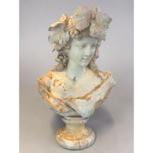 19th-century Terracotta Statue – Flora