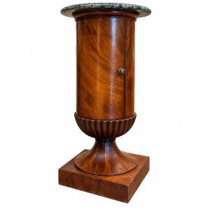 Important Mahogany Cabinet With A Drawer And A Marble Top – Circa 1830