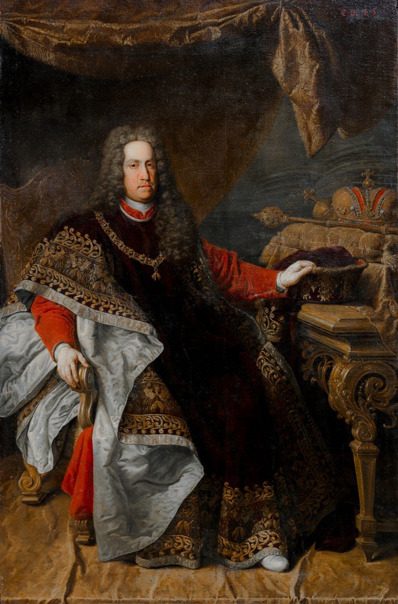 Portrait Of Charles VI In His Dress Of Grand Master Of The Order Of The Golden Fleece-photo-2