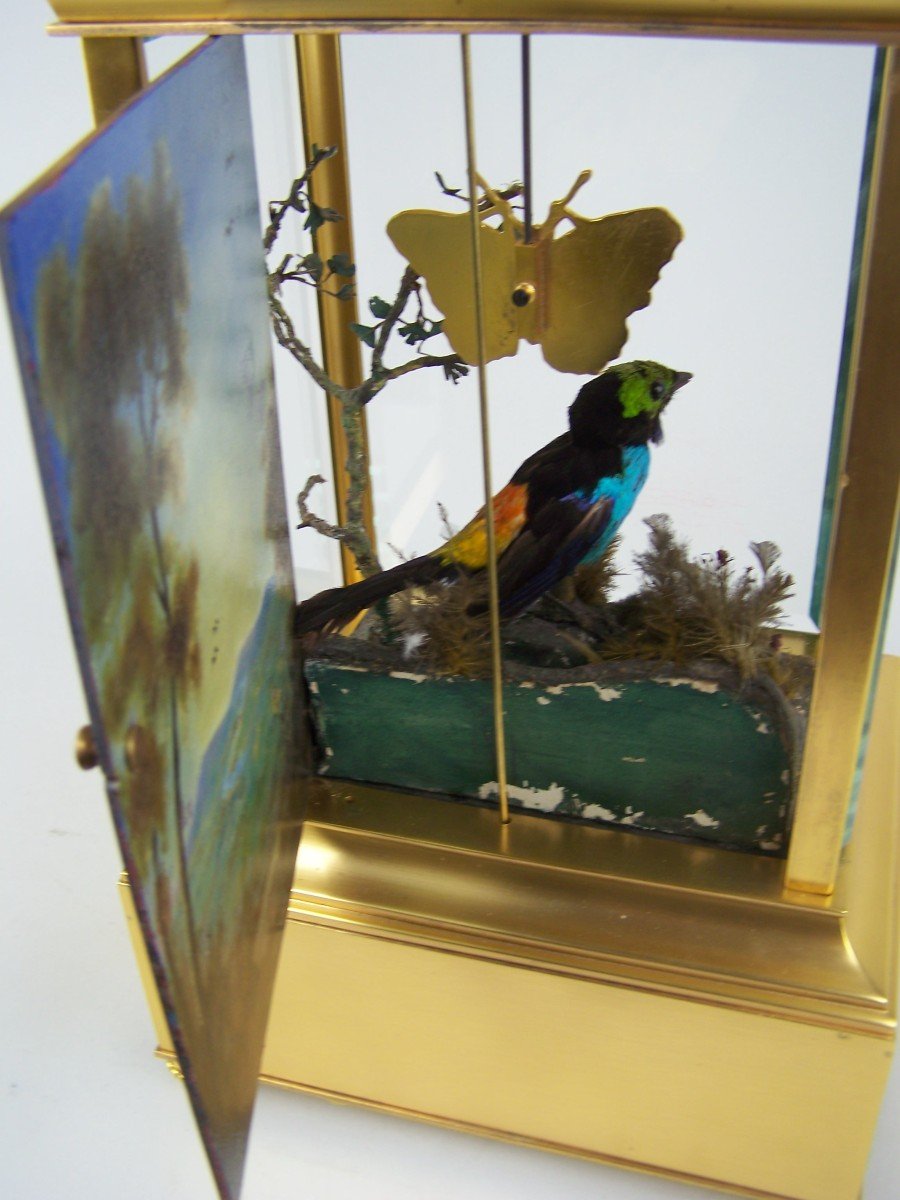 Singing Bird Clock From Bontems (paris) (automatic)-photo-4