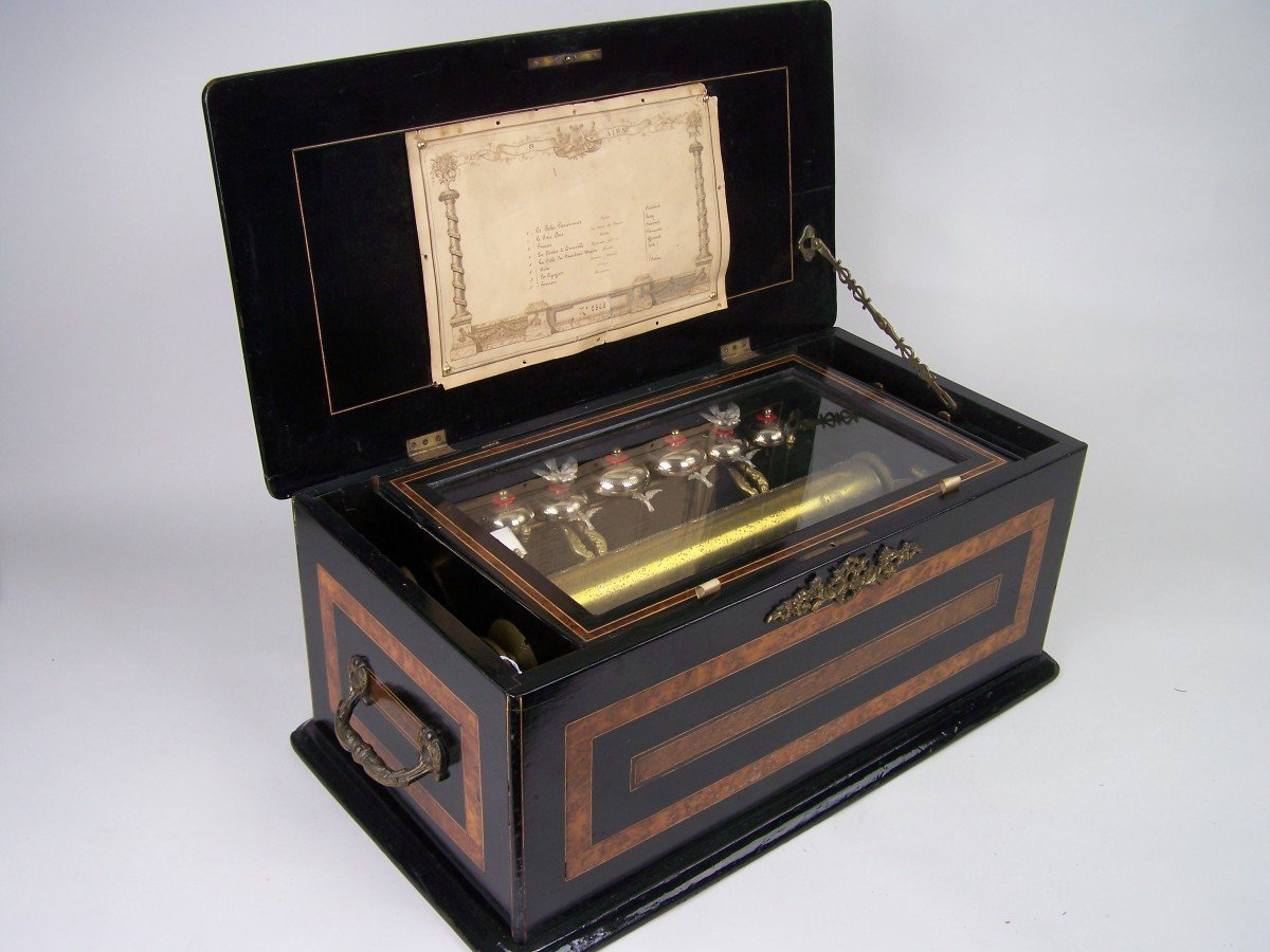 Music Box With 6 Bells And 8 Melodies.-photo-4