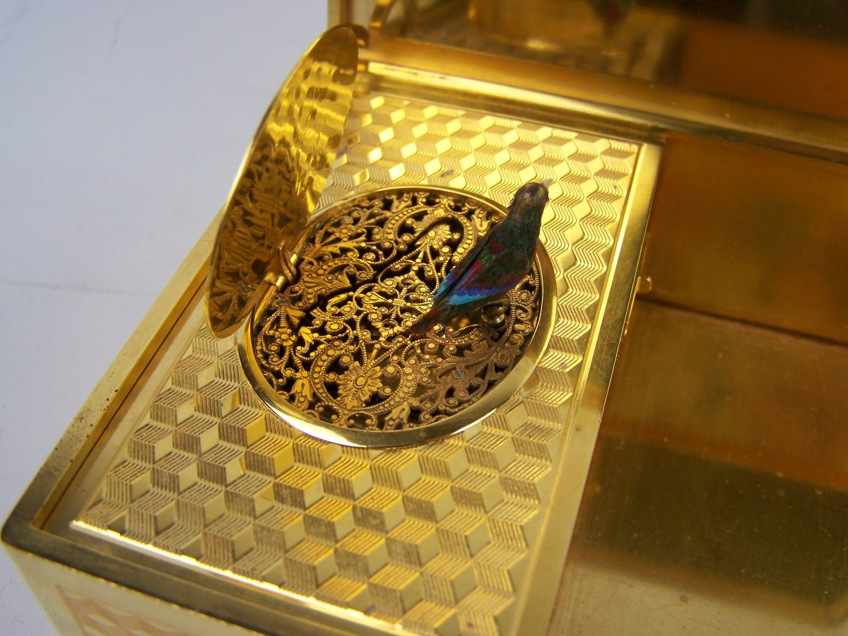 Oiseau chanteur signé Breguet -photo-3