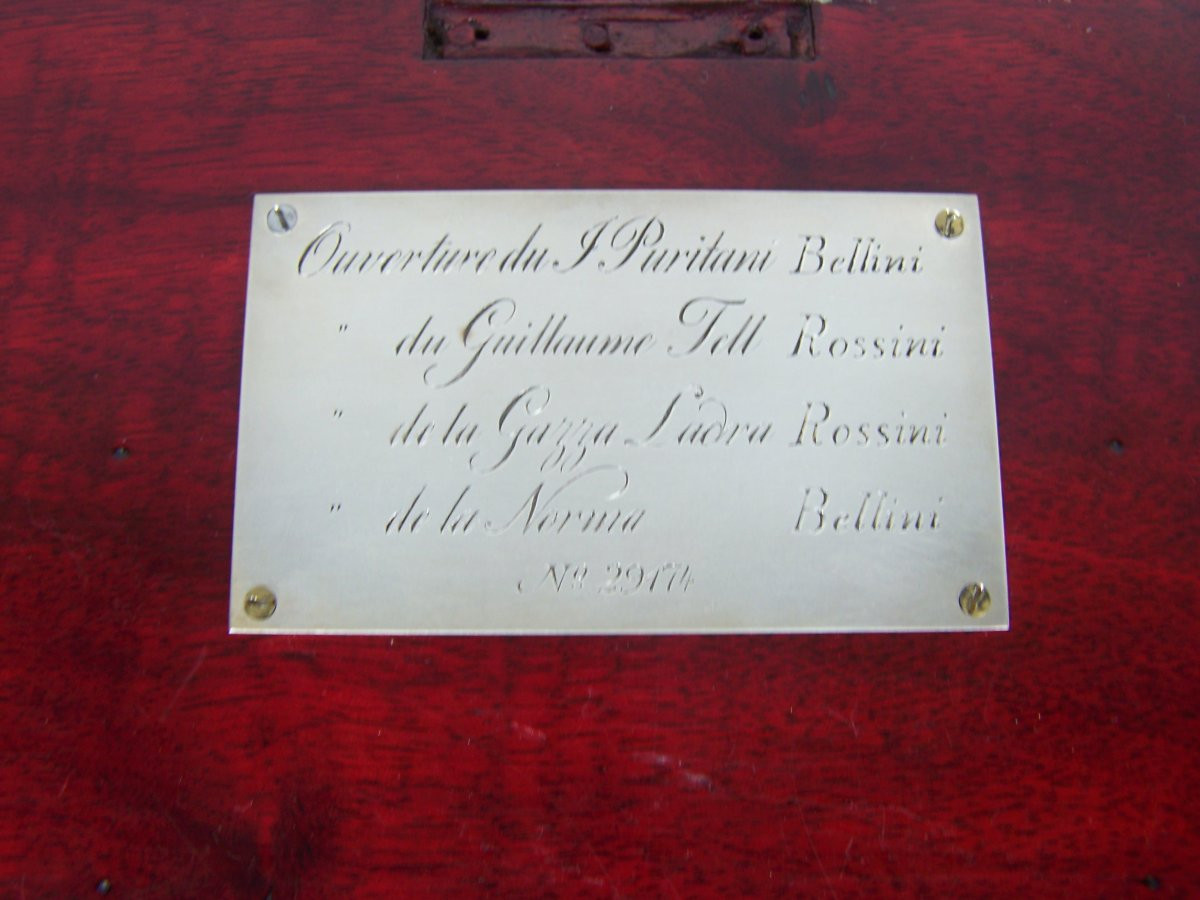 Swiss Music Box Signed Ducommun Girod-photo-3