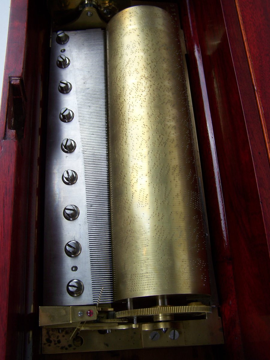 Swiss Music Box Signed Ducommun Girod-photo-4