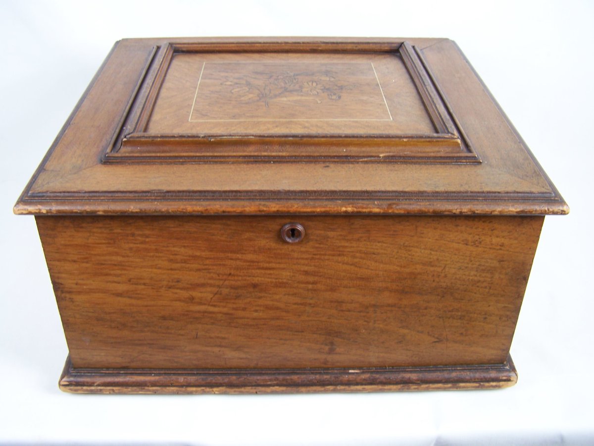 Polyphon Music Box With Bells-photo-3
