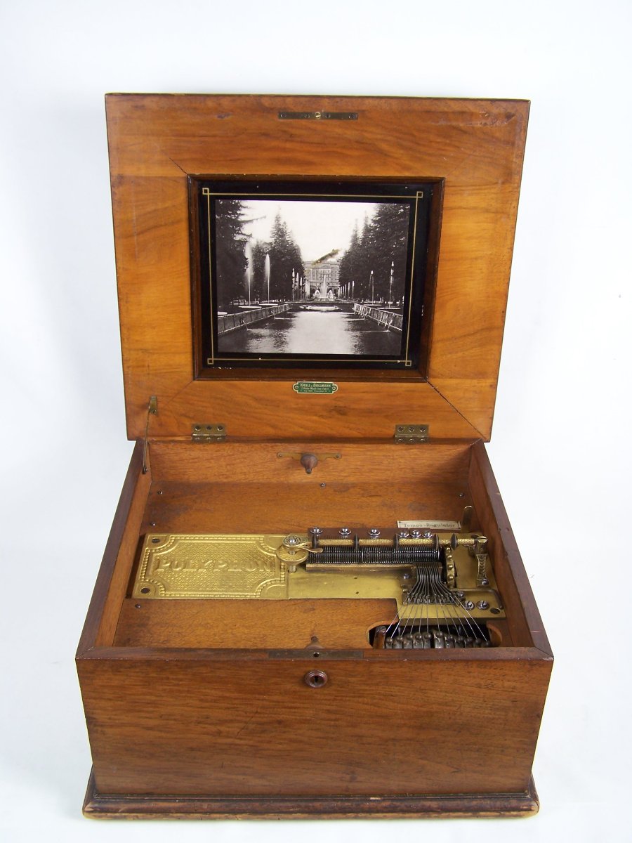 Polyphon Music Box With Bells