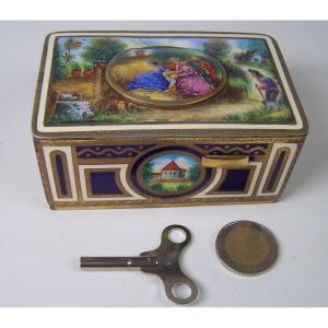 Boîte à Oiseaux Chanteurs émaillé De K. Griesbaum