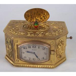 Boîte à Oiseaux Chanteur De K. Griesbaum Avec Horloge
