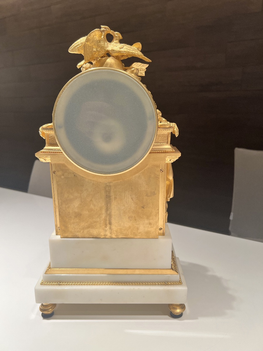 Gilt Bronze Marble Clock-photo-4
