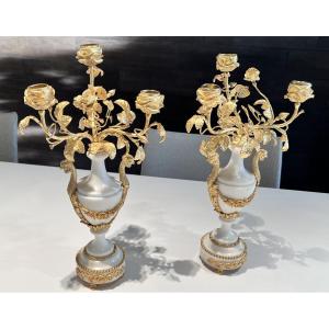 Candelabras With Flowering Branches