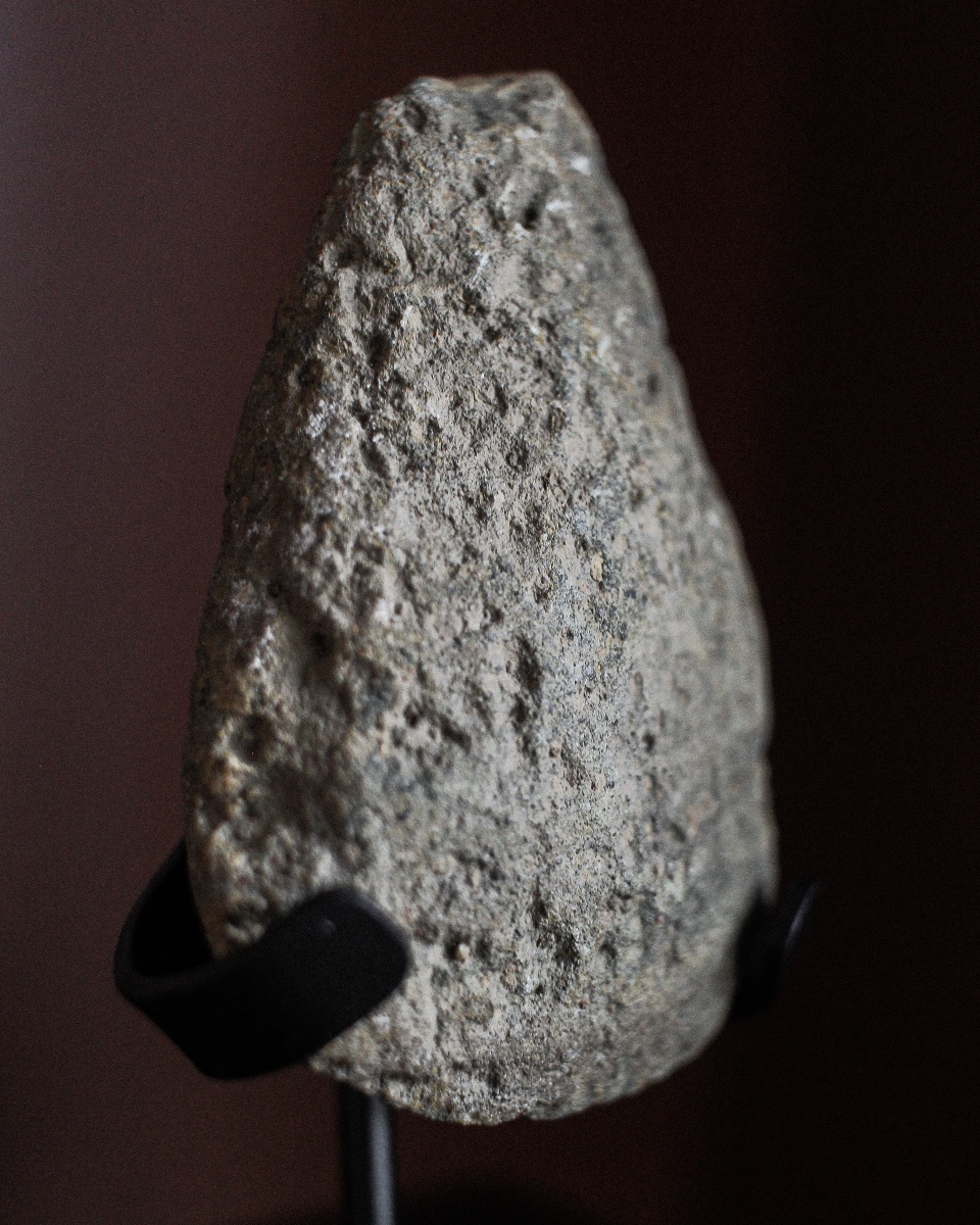 Tête de hache à bec pointu néolithique du Yorkshire sur support-photo-2