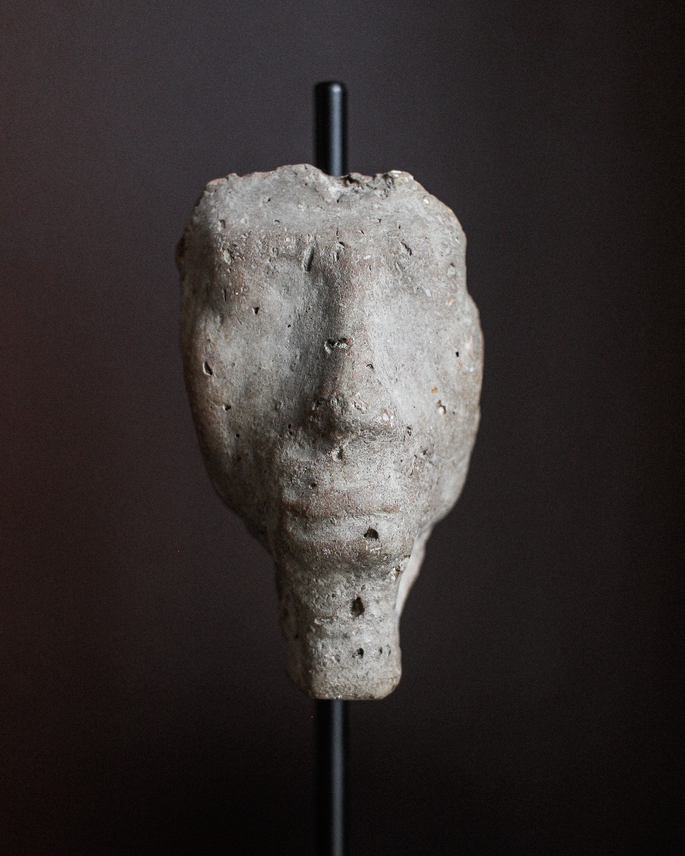 New Kingdom Pharaonic Head On Stand-photo-3