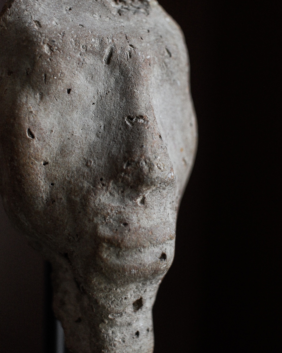New Kingdom Pharaonic Head On Stand-photo-4