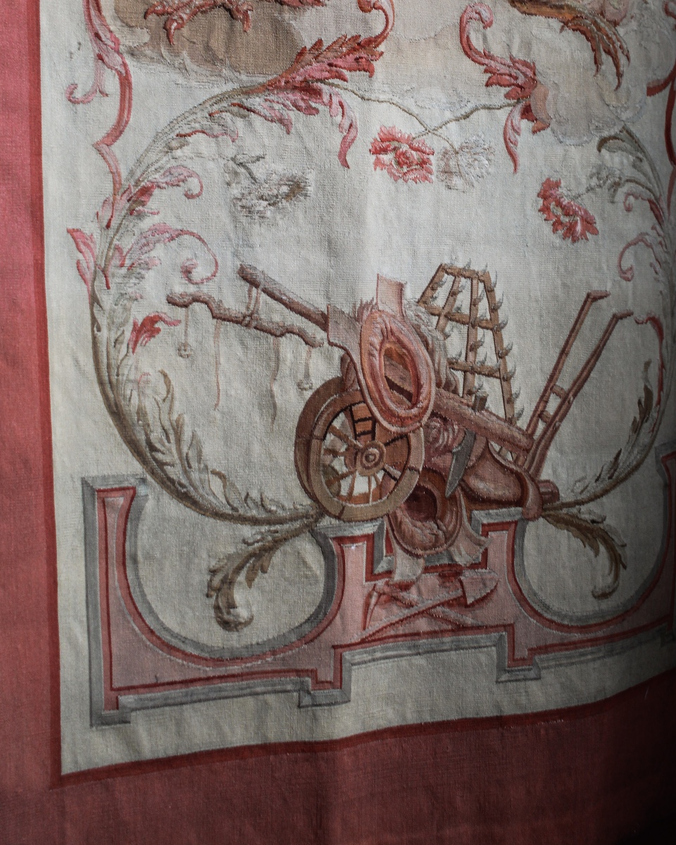Paire de tapisseries néoclassiques françaises du XVIIIe siècle-photo-2